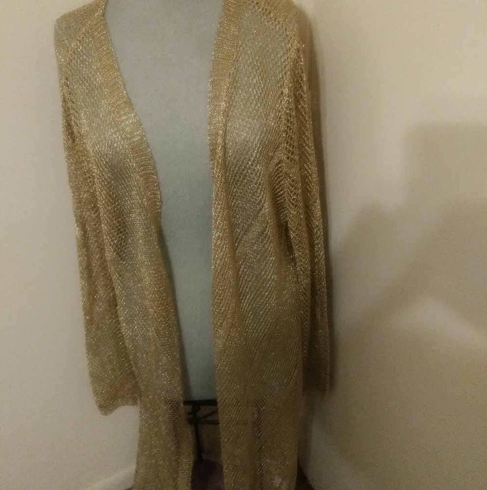 Metallic Gold Kimono